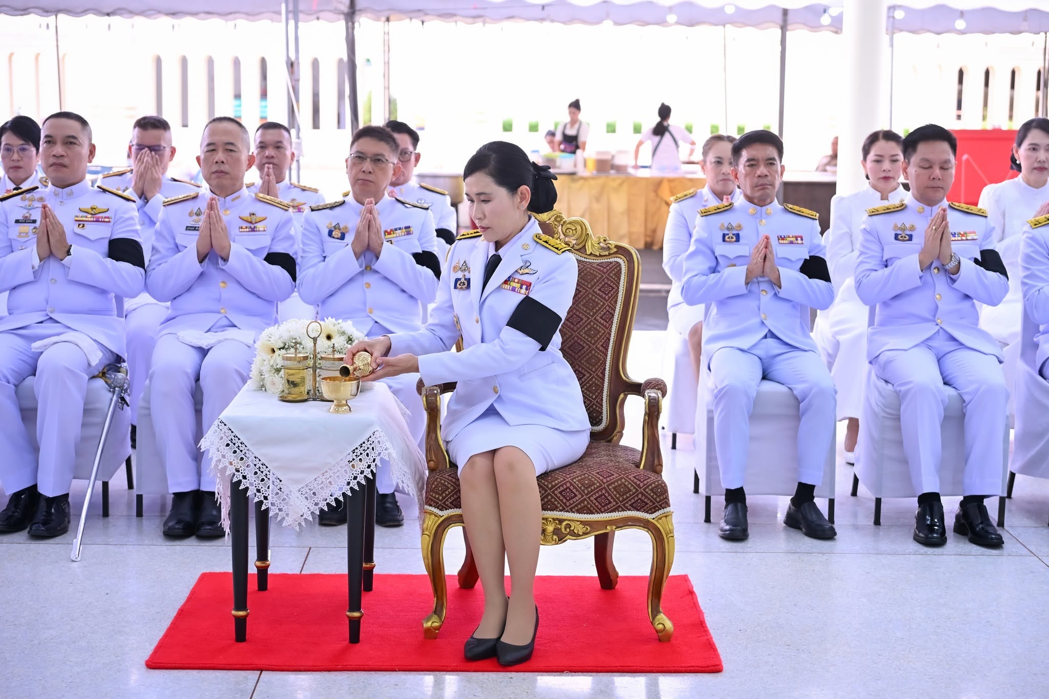 title - ส.ป.ก.นครปฐม เข้าร่วมพิธีเจริญพระพุทธมนต์ และทำบุญตักบาตรถวายพระราชกุศลแด่ สมเด็จพระนางเจ้าสิริกิติ์ พระบรมราชินีนาถ พระบรมราชชนนีพันปีหลวง เนื่องในโอกาสวันคล้ายวันพระราชสมภพ และวันแม่แห่งชาติ 12 สิงหาคม 2569